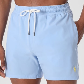 Polo Ralph Lauren - Bañador Original Player Azul Claro Amarillo