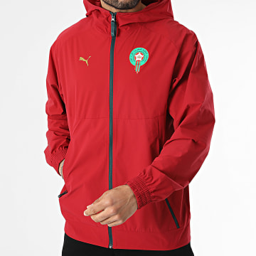 Puma - Veste Zippée Capuche Foot Maroc Pumatech 784552 Bordeaux