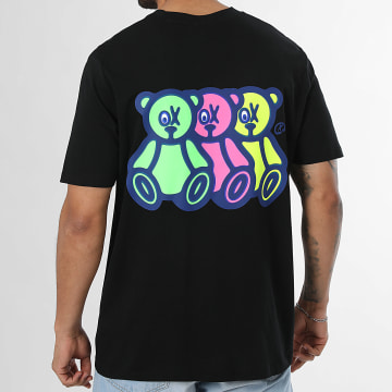 Teddy Yacht Club - T-Shirt Oversize Large Multicolorido Ácido Preto