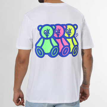 Teddy Yacht Club - T-Shirt Oversize Large Multicolorido Ácido Branco