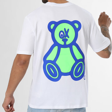 Teddy Yacht Club - T-Shirt Oversize Large Verde Ácido Branco