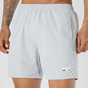 BOSS - Pantalón Corto De Baño Swordfish 50554613 Gris Claro