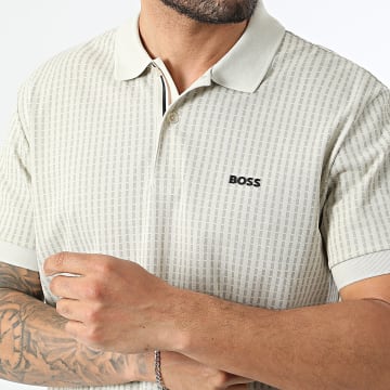 BOSS - Polo de mangas curtas Birdie 3 50559355 Bege