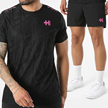 Helvetica - Conjunto T-Shirt E Calção de treino Bolt 12 19 Preto