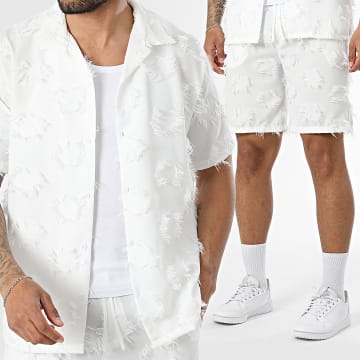 KZR - Conjunto Camisa Manga Curta E Calção 281 Branco
