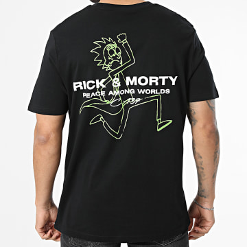 Rick Et Morty - T-Shirts Oversize Large Rick Represent Black