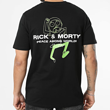 Rick Et Morty - T-Shirts Oversize Large Morty Represent Black