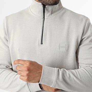 BOSS - Sweat Col Montant Zippé Zetrust 50468926 Beige
