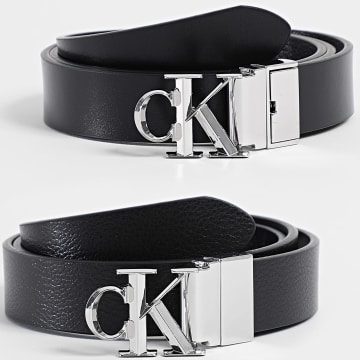 Calvin Klein - Damen Wendegürtel Facted F7044G Schwarz Silber