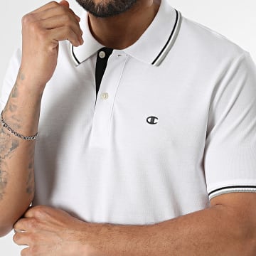Champion - Polo Short Sleeves 220897 White Black Grey