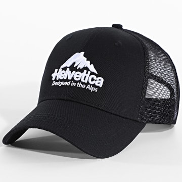 Helvetica - Gorra Trucker Parker 22 Negro