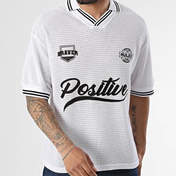 Uniplay - Polo Korte Mouwen V-Hals 209 Wit