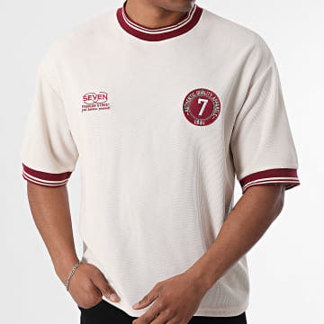 Uniplay - T-Shirt 208 Beige Burgundy