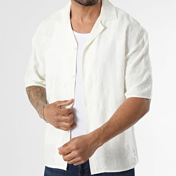 Uniplay - Chemise Manches Courtes 159 Beige Clair Bandana