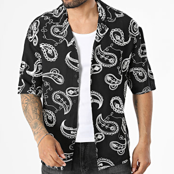Uniplay - Chemise Manches Courtes 159 Noir Bandana