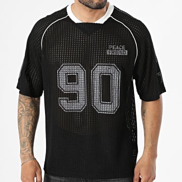 Uniplay - Tee Shirt Ajouré Col V 216 Noir