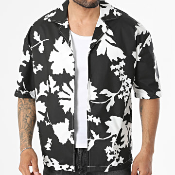 Uniplay - Chemise Manches Courtes 268 Noir Blanc