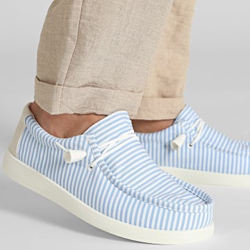Classic Series - Mocasines A Rayas 706 Azul