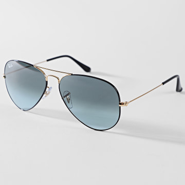 Ray-Ban - Zonnebril Aviator Large Metal 0RB3025 Goud Zwart Blauw