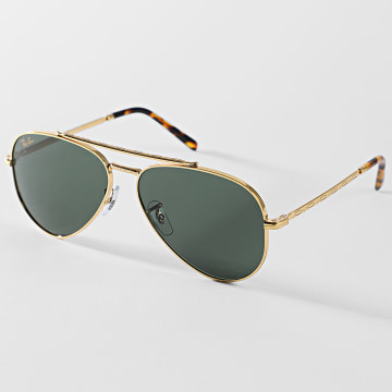 Ray-Ban - Óculos de Sol New Aviator Legend RB3625 Dourado Verde