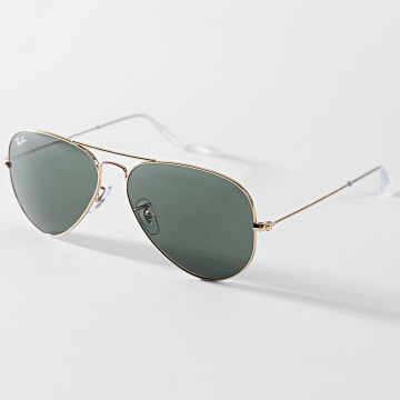 Ray-Ban - Gafas de Sol Aviator Large Metal RB3025 Azul Verde