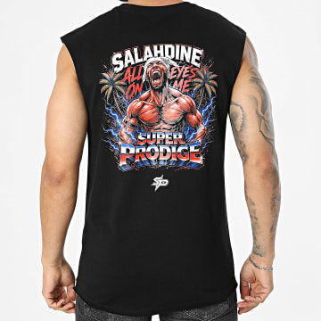 Super Prodige - Camiseta sin mangas All Eyes On Me Negro Azul