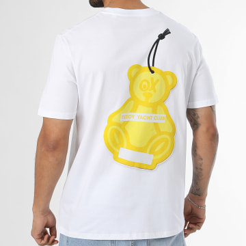 Teddy Yacht Club - T-Shirt Oversize Large Magic Bear Limão Branco