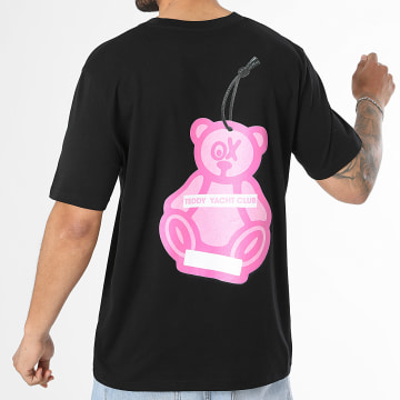 Teddy Yacht Club - T-Shirt Oversize Large Magic Bear Morango Preto