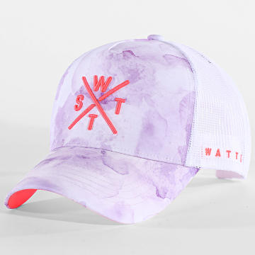 Watts - Casquette Trucker Tribe Violet Wit