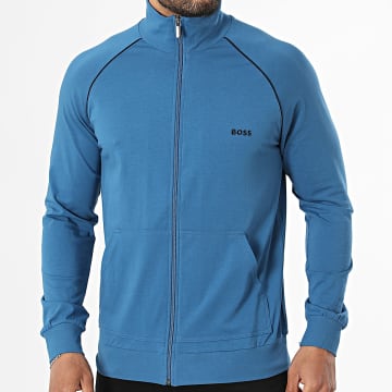 BOSS - Sudadera con cremallera Mix And Match 50515307 Azul Marino