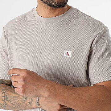 Calvin Klein - Camiseta Waffle RD008 Beige