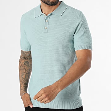 Frilivin - Polo Manga Corta Texturizado 211 Azul Claro