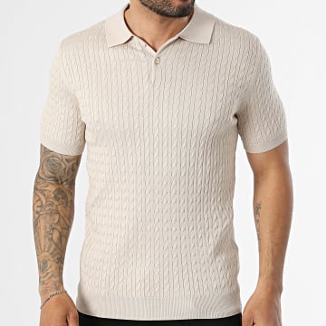Frilivin - Polo Manga Corta Punto 662 Beige