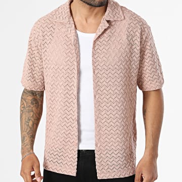 Frilivin - Hemd Kurzarm Häkelarbeit 359 Rosa
