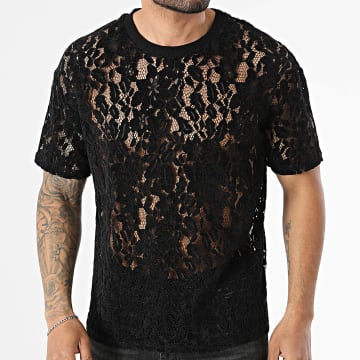 Frilivin - Tee Shirt Ajouré 011 Noir