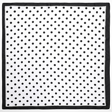 Frilivin - Halstuch L32 Weiß Schwarz