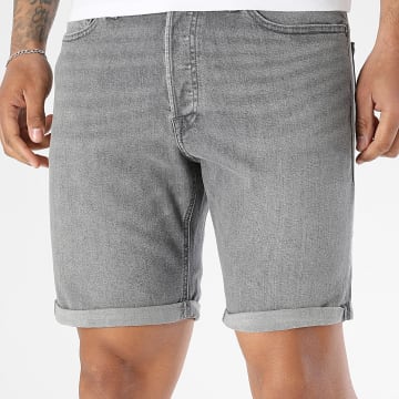 Jack And Jones - Calção de jogging Calça jean Regular Fit Rick Original Cinzento