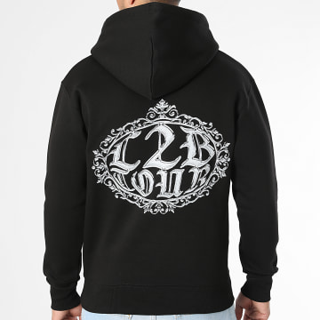 L2B Gang - Sweat Capuche Nés Pour Briller Noir