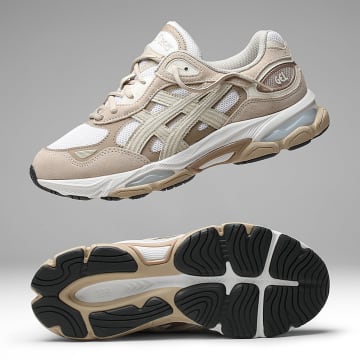 Asics - Zapatillas Gel-NYC 2.0 1203A895 Pluma Blanca Gris