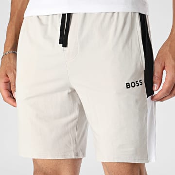 BOSS - Short Jogging Met Strepen Balance 50557061 Beige