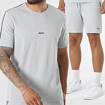 BOSS - Co-ord Set T-Shirts En Casual Shorts Unique 50545930 50545942 Grijs