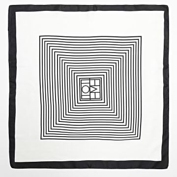 Frilivin - Halstuch L18 Hellbeige Schwarz