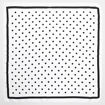 Frilivin - Halstuch L22 Weiß Schwarz