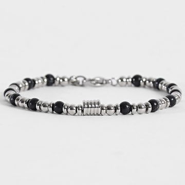 Frilivin - Armband 324 Silberfarben Schwarz