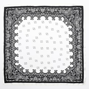 Frilivin - Halstuch L31 Weiß Schwarz Bandana