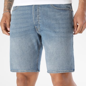 Jack And Jones - Calção de jogging Calça jean Regular Fit Rick Original Azul Denim