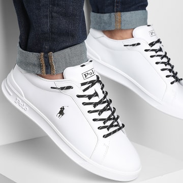 Polo Ralph Lauren - Zapatillas Heritage Court II White Black x SUPERLACED Trek Noir
