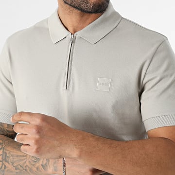 BOSS - Polo de mangas curtas Passerzip 50537507 bege