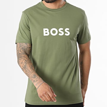 BOSS - T-Shirt 50491706 Verde Kaki