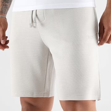 BOSS - Pantalón Corto de chándal Rib 50527391 Beige